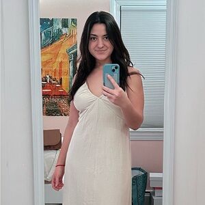 Beachy Cream Maxi Dress